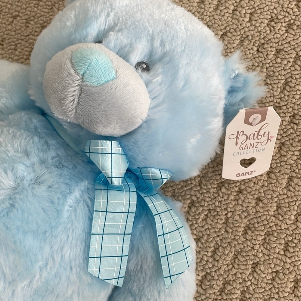 Baby Ganz Collection Plush Blue Teddy Bear